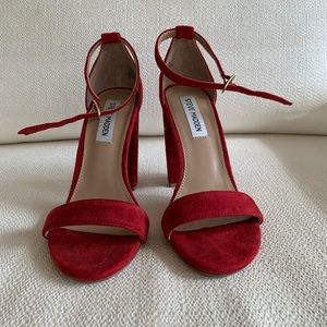STEVE MADDEN ANKLE STRAP HEELS